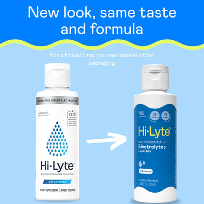 Hi-Lyte Electrolytes for Fasting, Immune Support and Rapid Hydration | 48 Servings | NO Calories NO Sugar | 20%+ More Potassium, Magnesium & Zinc Hi-Lyte