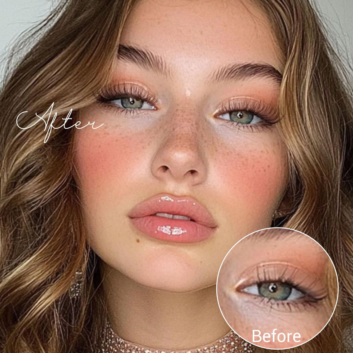 Brown Lash Clusters Natural Eyelash Clusters Invisible Band Brown Lash Extension C Curly Dark Brown Wispy Lash Extension DIY Individual Eyelash Extension by zanlufly zanlufly