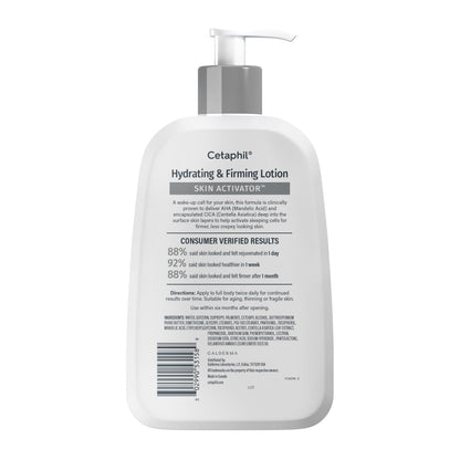 Cetaphil Skin Activator Firming Body Lotion, AHA & CICA, 16oz Cetaphil