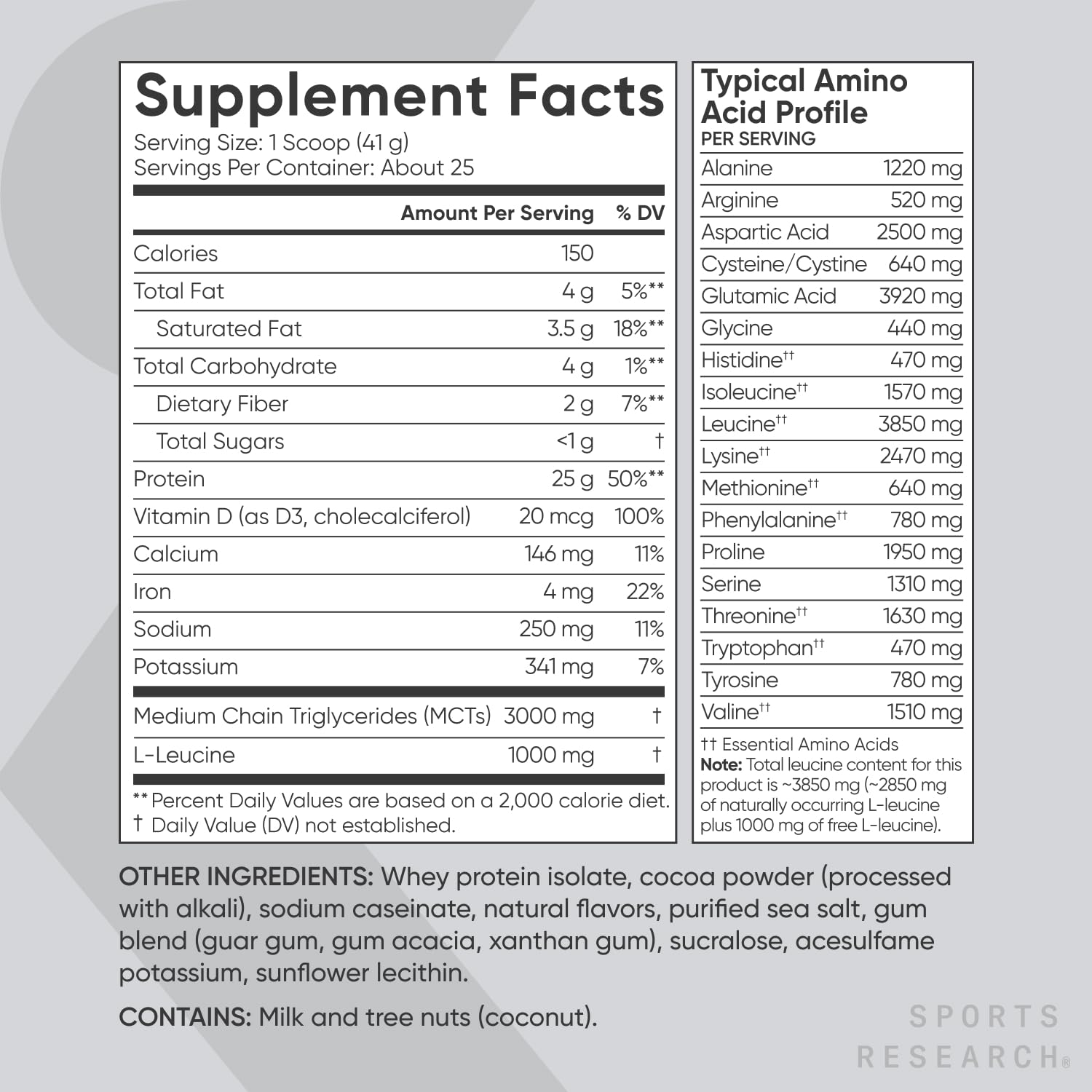 Sports Research Whey Protein Isolate - Sports Nutrition Protein Powder 25g per Serving Sports Research buy australia supplements