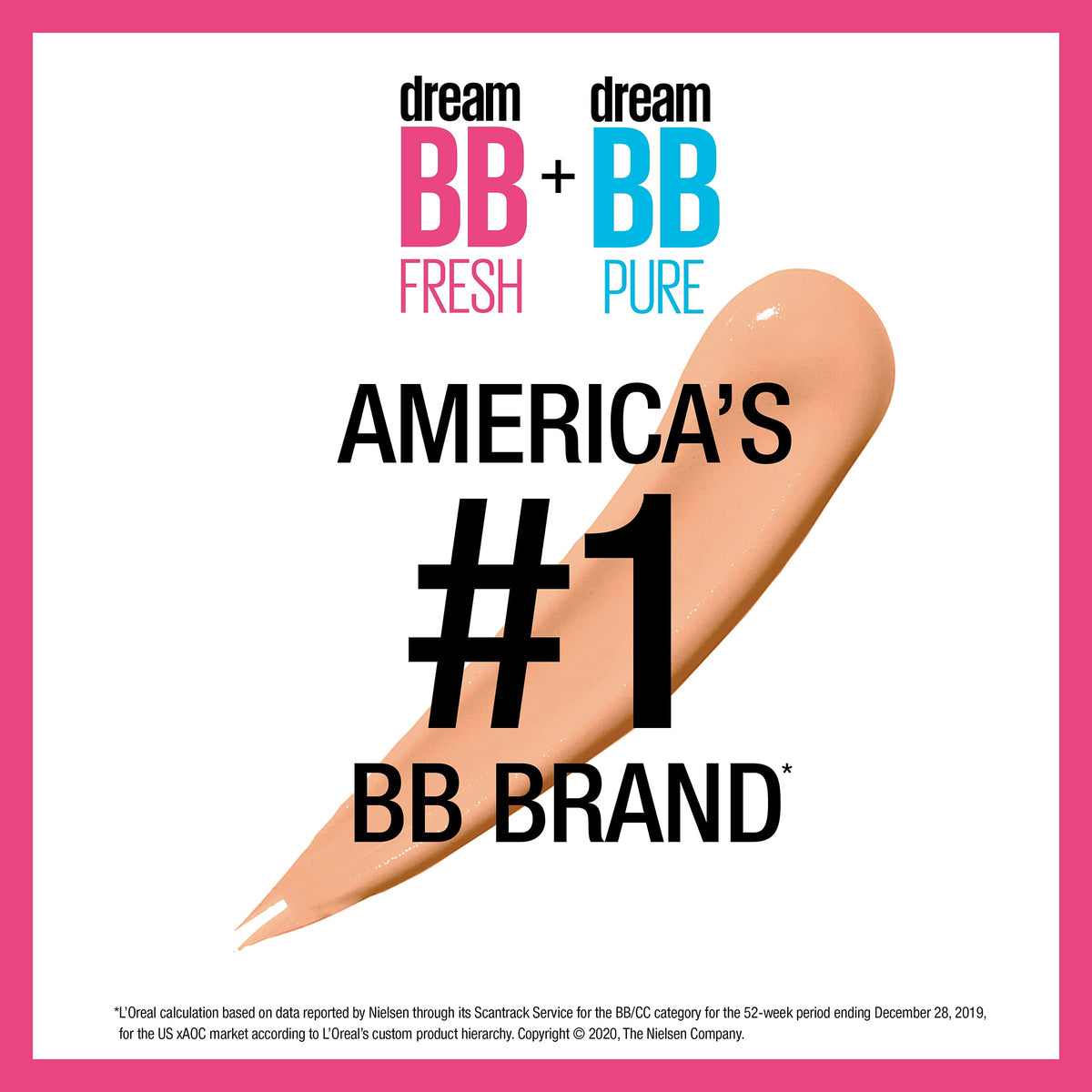 Maybelline Dream Fresh Skin Hydrating BB cream, 8-in-1 Skin Perfecting Beauty Balm with Broad Spectrum SPF 30, Sheer Tint Coverage, Oil-Free, Light/Medium, 1 Fl Oz MAYBELLINE