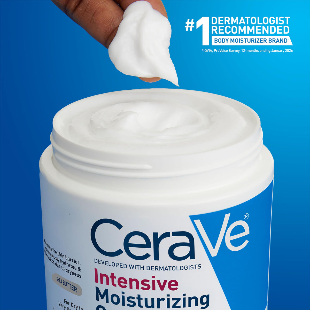 CeraVe Intensive Moisturizing Cream with Shea Butter for Dry Skin, 19oz CeraVe