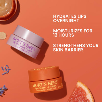 Burt’s Bees Lavender Vanilla Lip Sleeping Mask, 0.45 oz. Burt's Bees