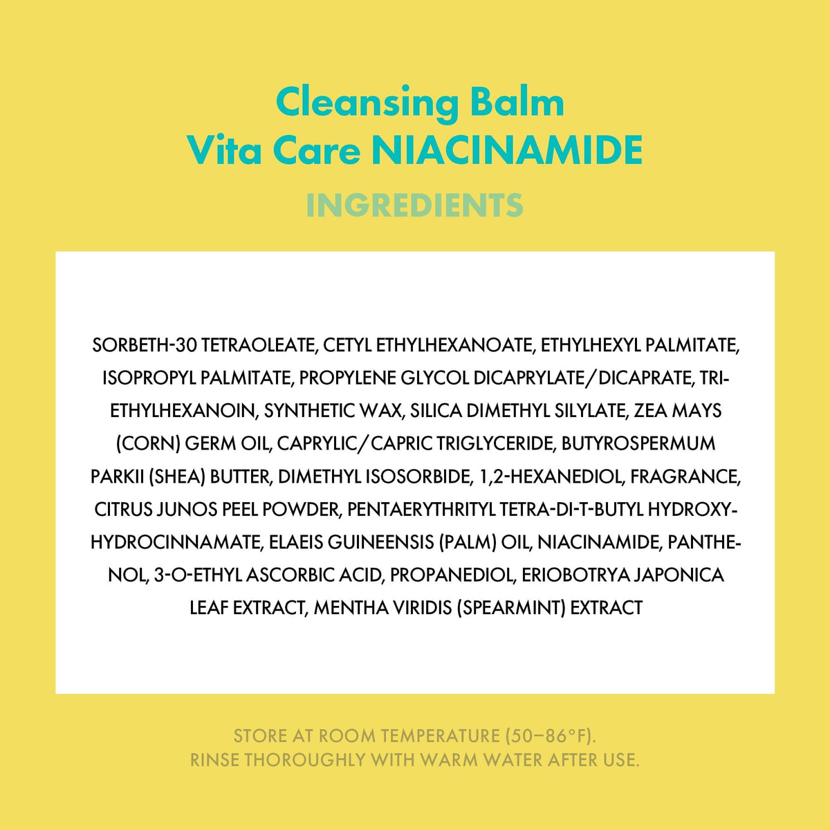 KAHI Cleansing Balm Vita Care Niacinamide - Makeup Remover Balm with Vitamin B, C & Yuzu Peel Scrub - Gentle Exfoliating Korean Skincare 1.69 oz KAHI
