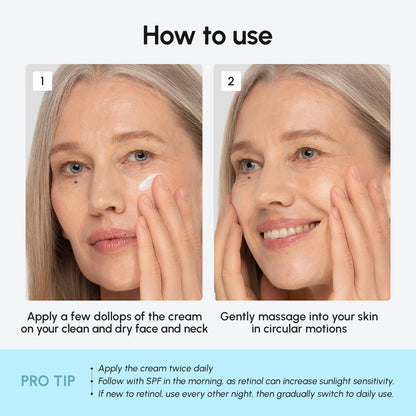MAREE Face Moisturizer Retinol Cream for Face – Daily Wrinkle Cream for Women – Anti-Aging Face Cream – Facial Moisturizer with Collagen MAREE