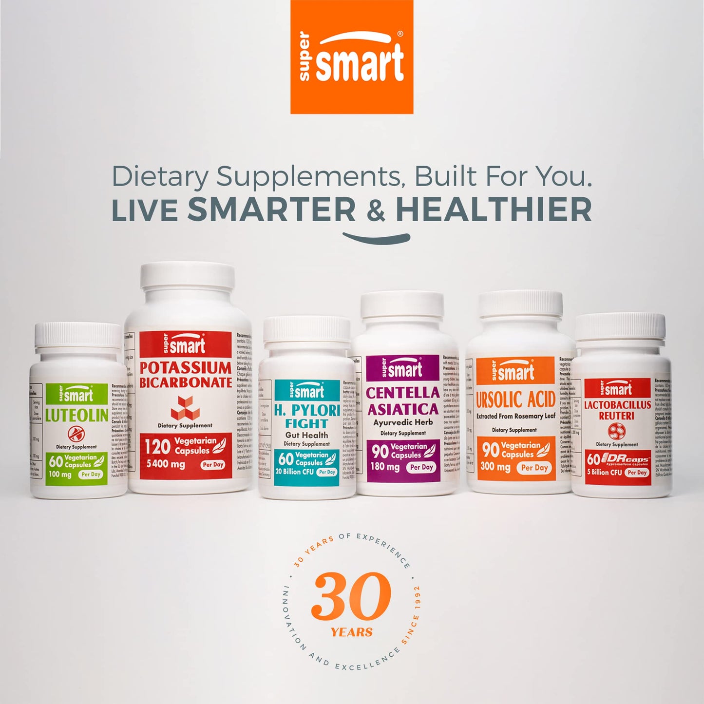 Supersmart - Bacillus Subtilis 3 Billion CFU per Day (High Potency) - Spore Probiotic SupersmartBuy Supplements Australia