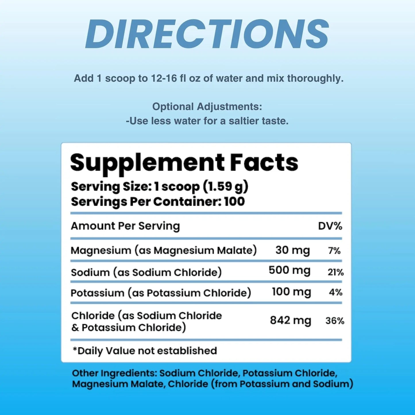 The Good Intentions Club Fasting Electrolytes - Unflavored Electrolyte Powder - 100 Servings - Fasting Salts - Fasting Supplement - Electrolytes for Fasting The Good Intentions Club