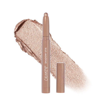 ColourPop Shadow Stix - Cream Eyeshadow Stick with Long-Lasting Color - Multi-Use Cream Makeup with a Built-In Sharpener & Precise Tip for Easy Application - Socialite (0.05 oz) ColourPop