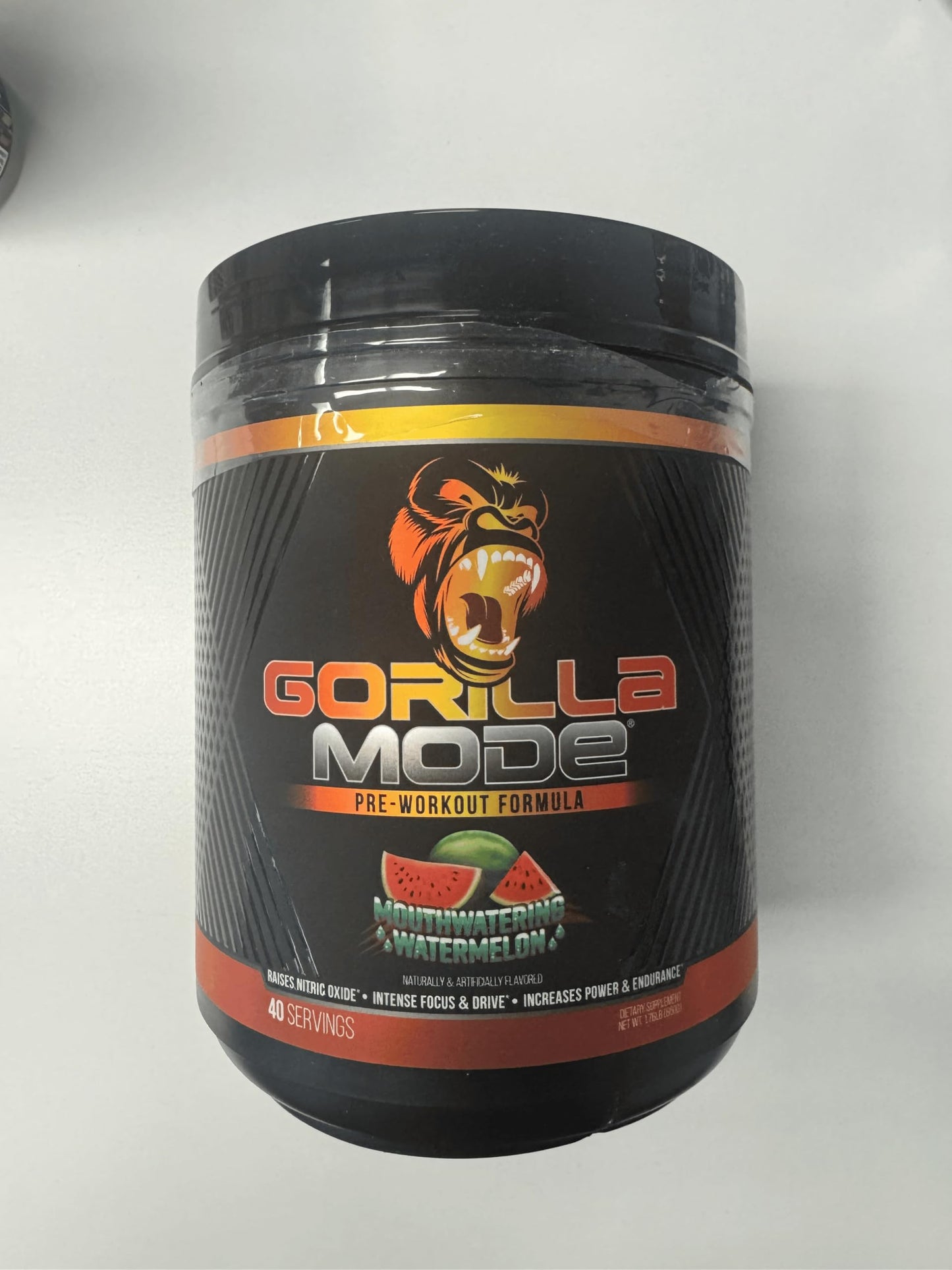 Gorilla Mode Pre Workout - Massive Pumps · Laser Focus · Energy · Power - L-Citrulline, Creatine, L-Tyrosine, Betaine, Hydroprime®, Alpha-GPC, 400mg Caffeine, Huperzine A - 792g (Rocket Frost)