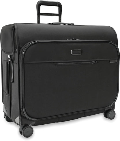 Briggs & Riley Deluxe Wardrobe Spinner - Checked Luggage for Travel, Suitcases with Wheels, Softside Rolling Bag for Men & Women, Built in Hook for Clothes - Baseline Collection, Black Gsupps Australia