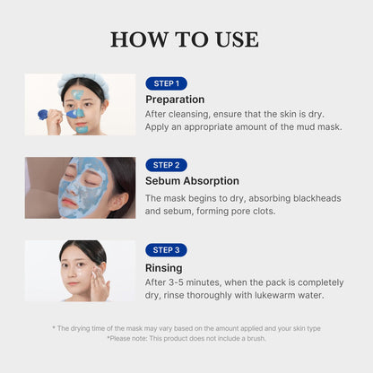 medicube Zero Pore Blackhead Mud Mask - Pore Cleansing & Gentle Exfoliating medicube