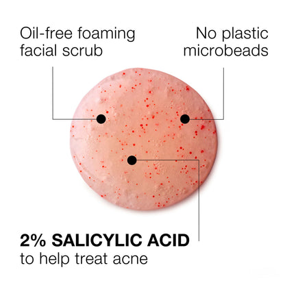 Neutrogena Oil Free Pink Grapefruit Acne Face Scrub, 6.7 oz Neutrogena