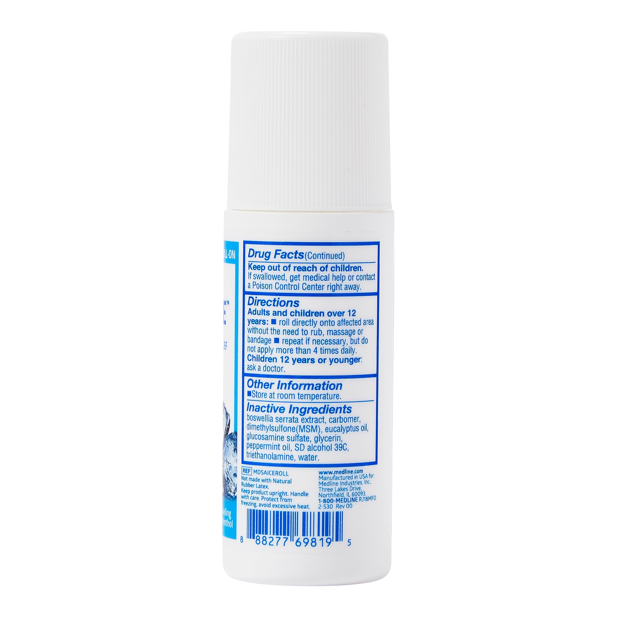 Medline ActivICE Roll-On Cooling Gel, Topical Pain Relief for Arthritis, Joint, Muscle, Back & Body Aches & Pain, 3 oz (3 Count) Medline buy australia supplements
