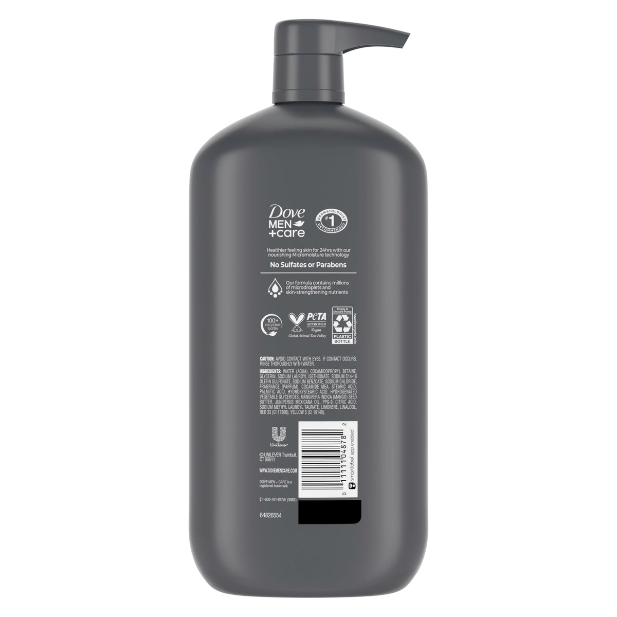 DOVE MEN + CARE Body and Face Wash Rejuvenating Mango + Cedarwood, 30 oz DOVE MEN + CARE
