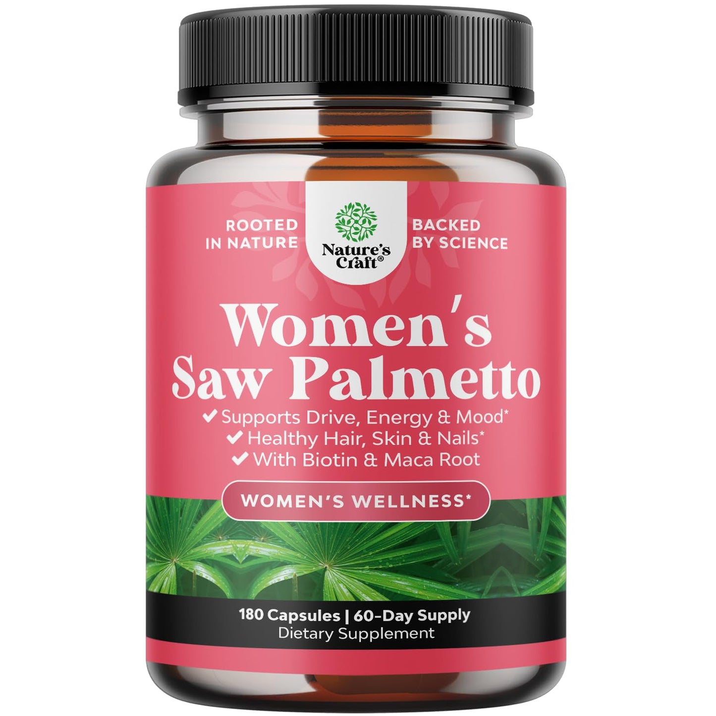 Saw Palmetto for Women 500mg - DHT Blocker for Women 30-Day Supply - Hair Vitamins for Hair Loss Supplement - Saw Palmetto Extract Capsules with Maca Root & Biotin - 90 Count Gsupps Australia