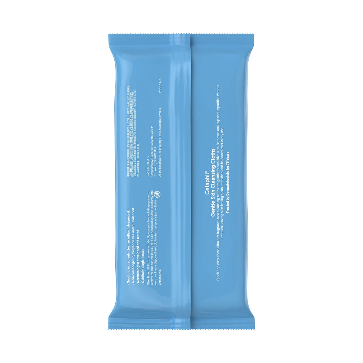 Cetaphil Cleansing Face & Body Wipes, Fragrance Free, 25ct, 3-Pack Cetaphil