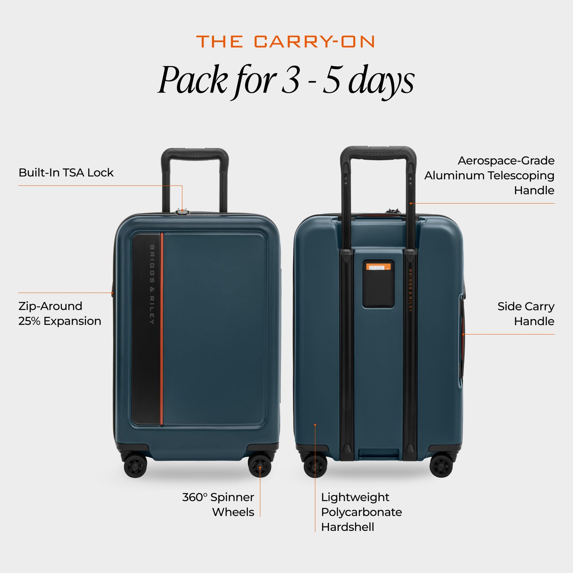 Briggs & Riley ZDX Global Softside Carry-On Spinner, Black Gsupps Australia