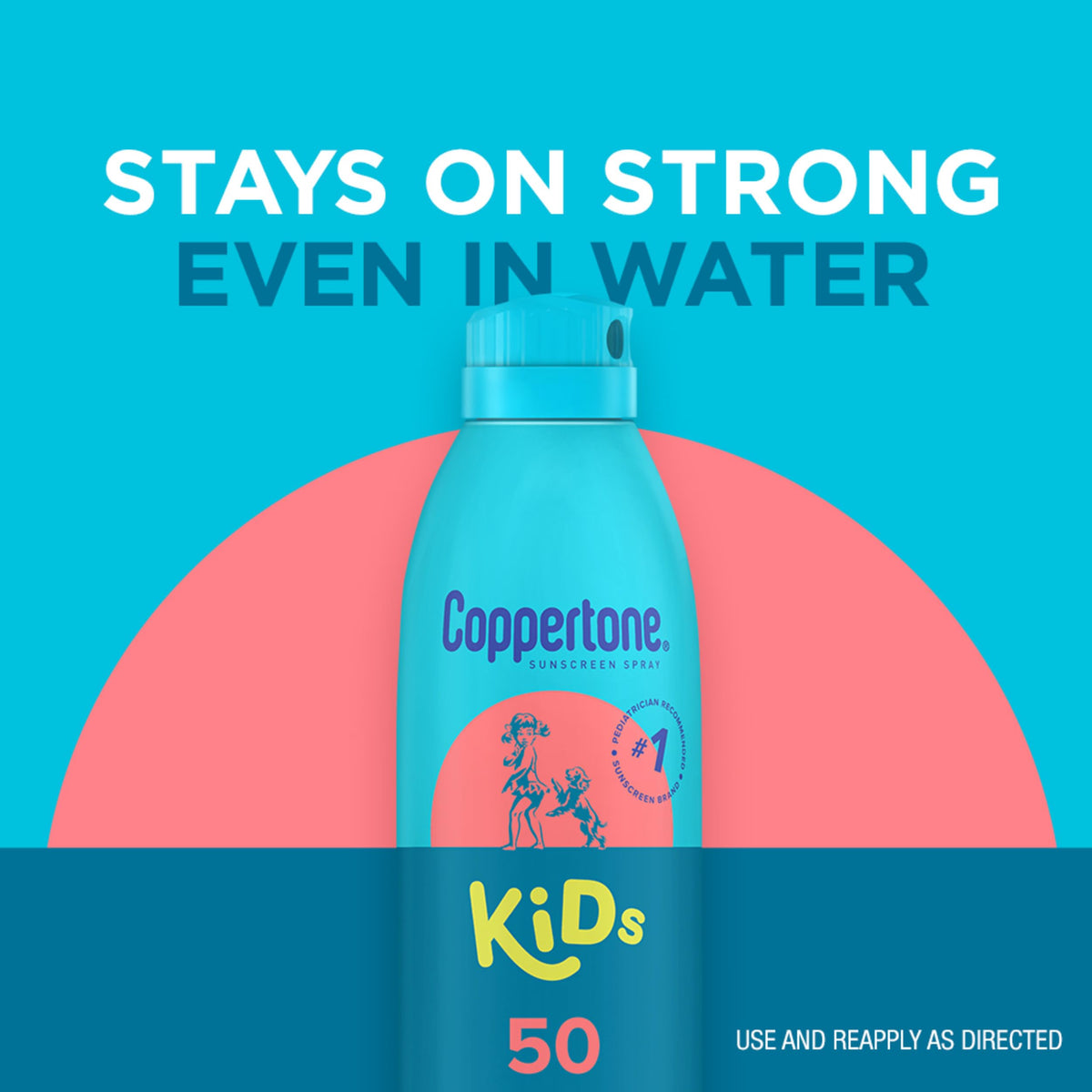 Coppertone Kids Sunscreen Spray SPF 50, Multipack, 3 x 5.5 OZ Coppertone