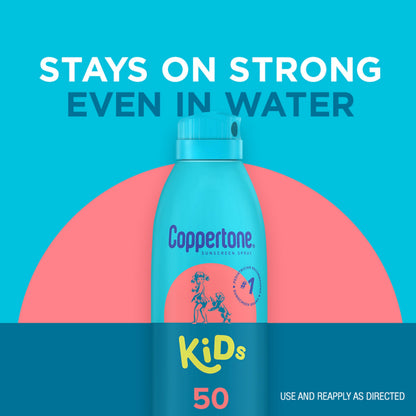Coppertone Kids Sunscreen Spray SPF 50, Multipack, 3 x 5.5 OZ Coppertone