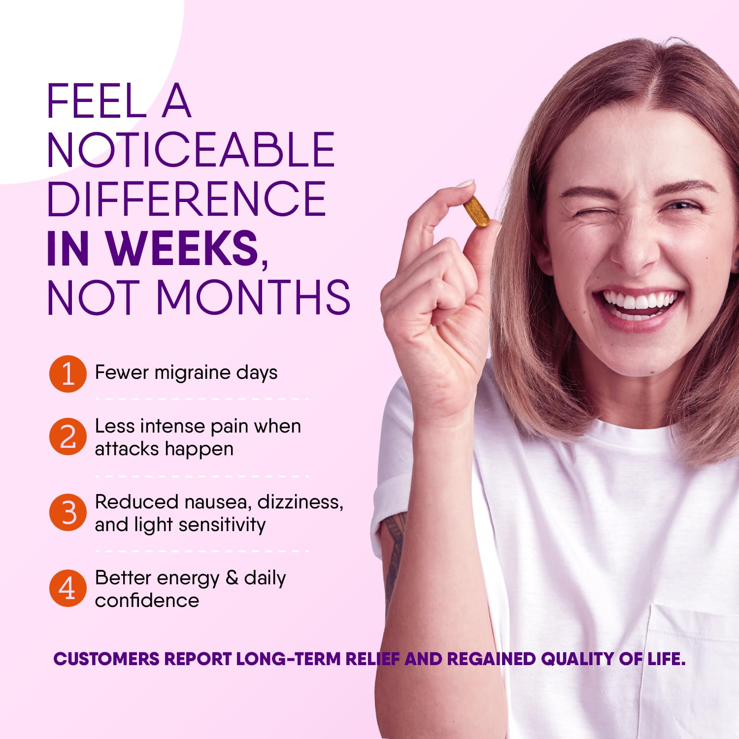 Doctor Knowles Migraine Supplement |Complete Natural Migraine Prevention & Relief Pills with Magnesium, 5-HTP, Feverfew, Riboflavin & Organic Blend |Caffeine Free, Extended-Release Tablets (60 Units) DR. KNOWLES buy australia supplements