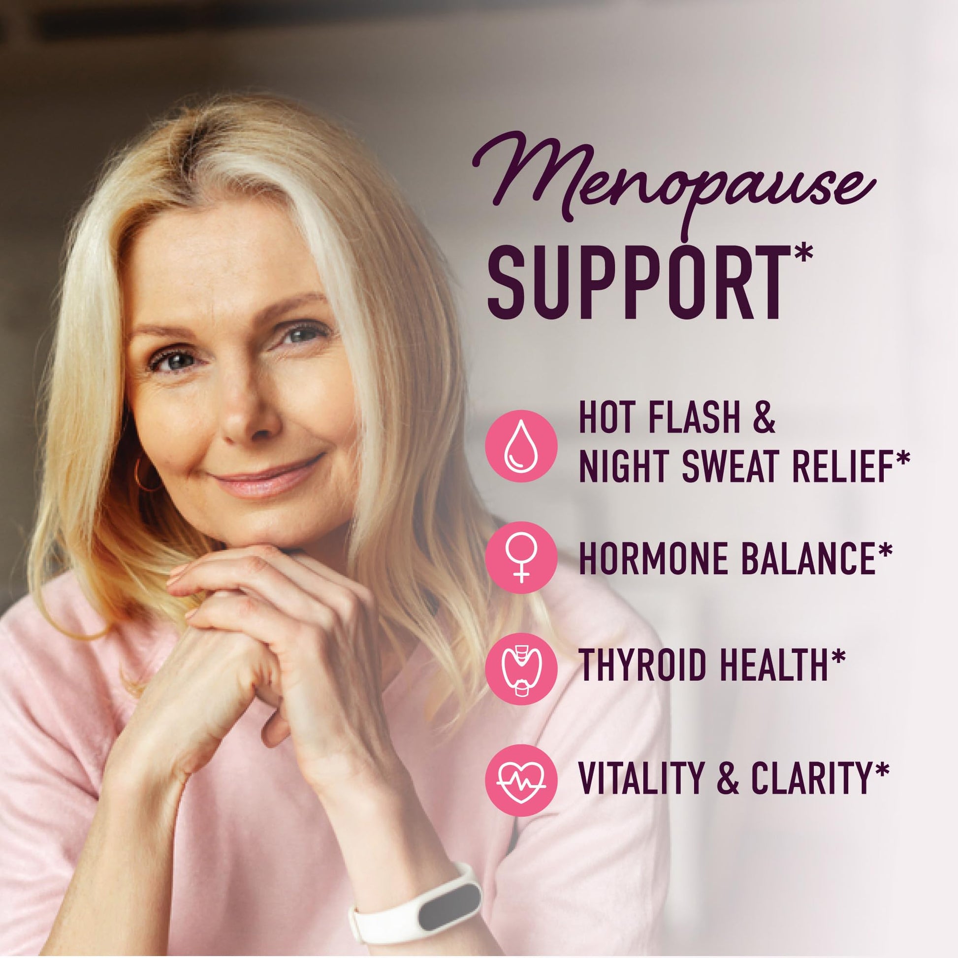 Menopause Support Gummies | Hormone Balance Relief for Hot Flashes, Night Sweats, Mood Swings, & Bloating | with Phytoestrogen Soy, Vitamin D3, PABA, Biotin | Vegetarian, Gluten-Free | 60 Count SMNutrition buy australia supplements