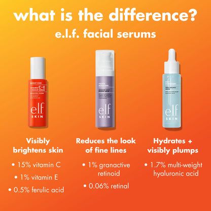 e.l.f. SKIN Bright Icon Vitamin C + E + Ferulic Serum, 1 oz e.l.f.