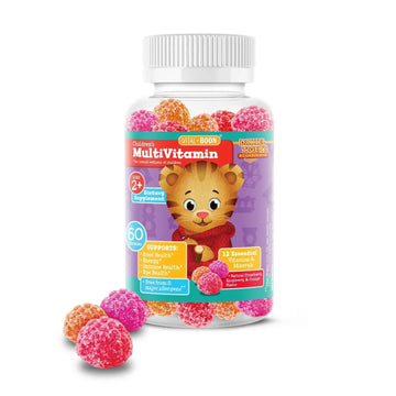 Daniel Tiger - Kids Multivitamin Gummies (60 Gummy Bottle) Toddler 2+ & Kids Vitamins - 12 Essential Vitamins & Minerals to Support Bone Health Avid buy australia supplements