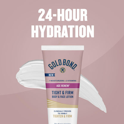 Gold Bond Age Renew Tight & Firm Body & Face Lotion, Aging, Dry Skin Lotion Gold Bond