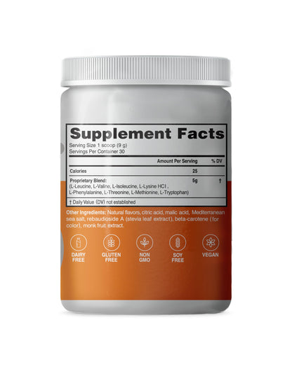 Advanced Bionutritionals – Advanced Amino Powder, Amino Acid Supplement, Build Muscle, Post Workout Recovery, Energy,Non-GMO, Gluten Free, Dairy Free, Vegan (30 Servings)