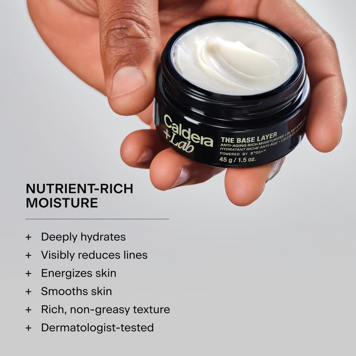 Caldera + Lab The Base Layer | Men's Facial Cream Moisturizer, 1.5 Oz Caldera + Lab