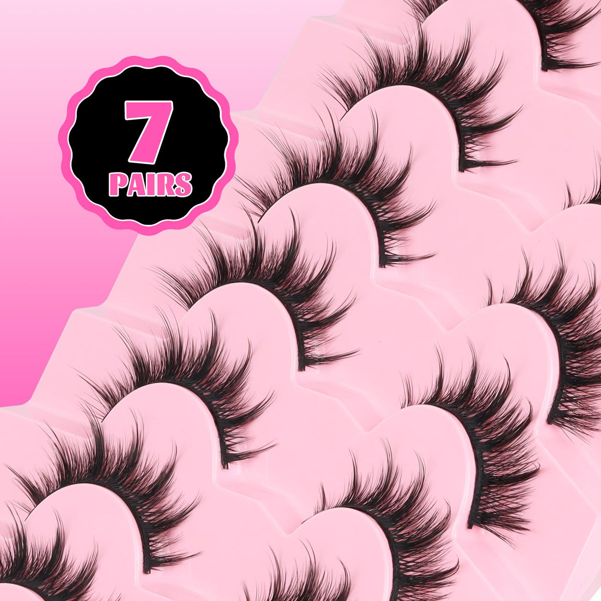 Veleasha Manga Lashes Anime False Eyelashes Cat Eye Lash Strips (Sunny) Veleasha