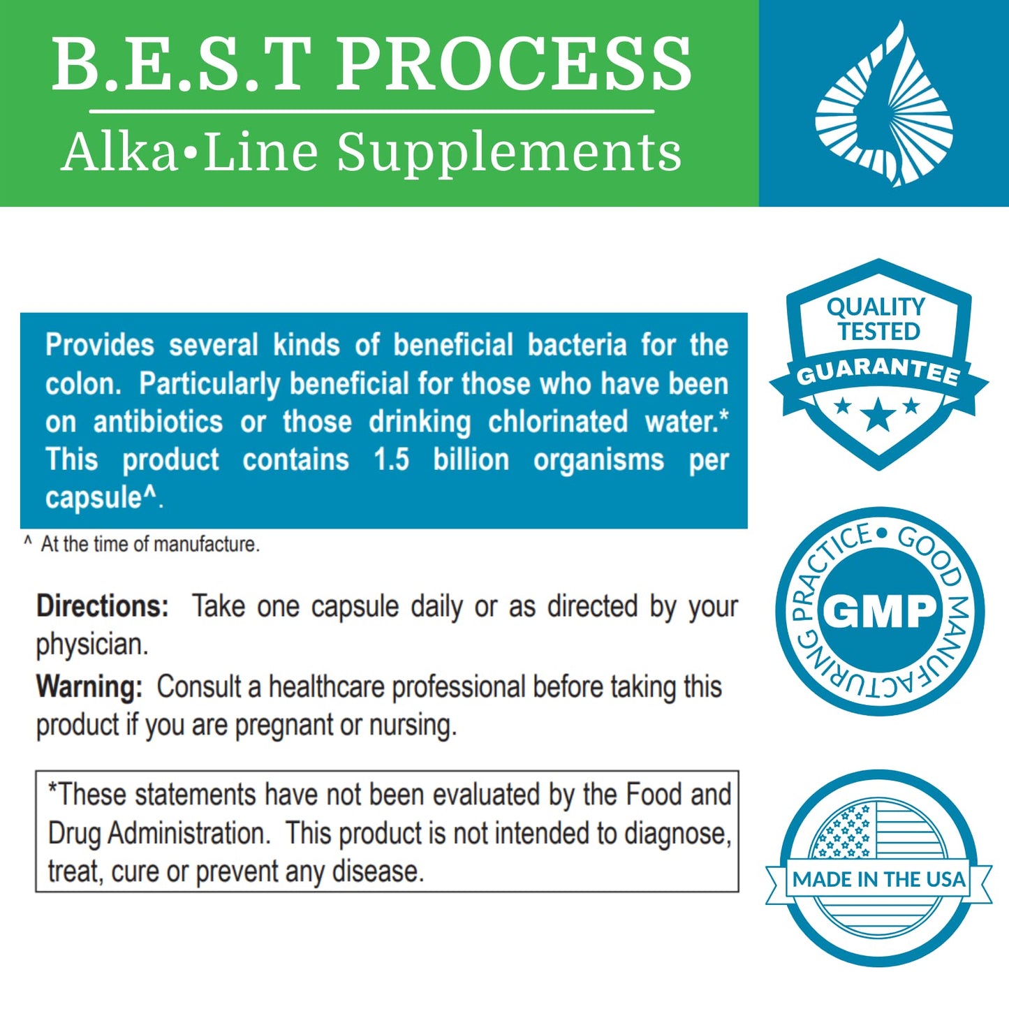 Morter HealthSystem Alkadophilus Best Process Alkaline — No Refrigeration Probiotic & Prebiotic Digestive Supplement — 1.5 Billion CFU of Good Bacteria & Beetroot Morter HealthSystem