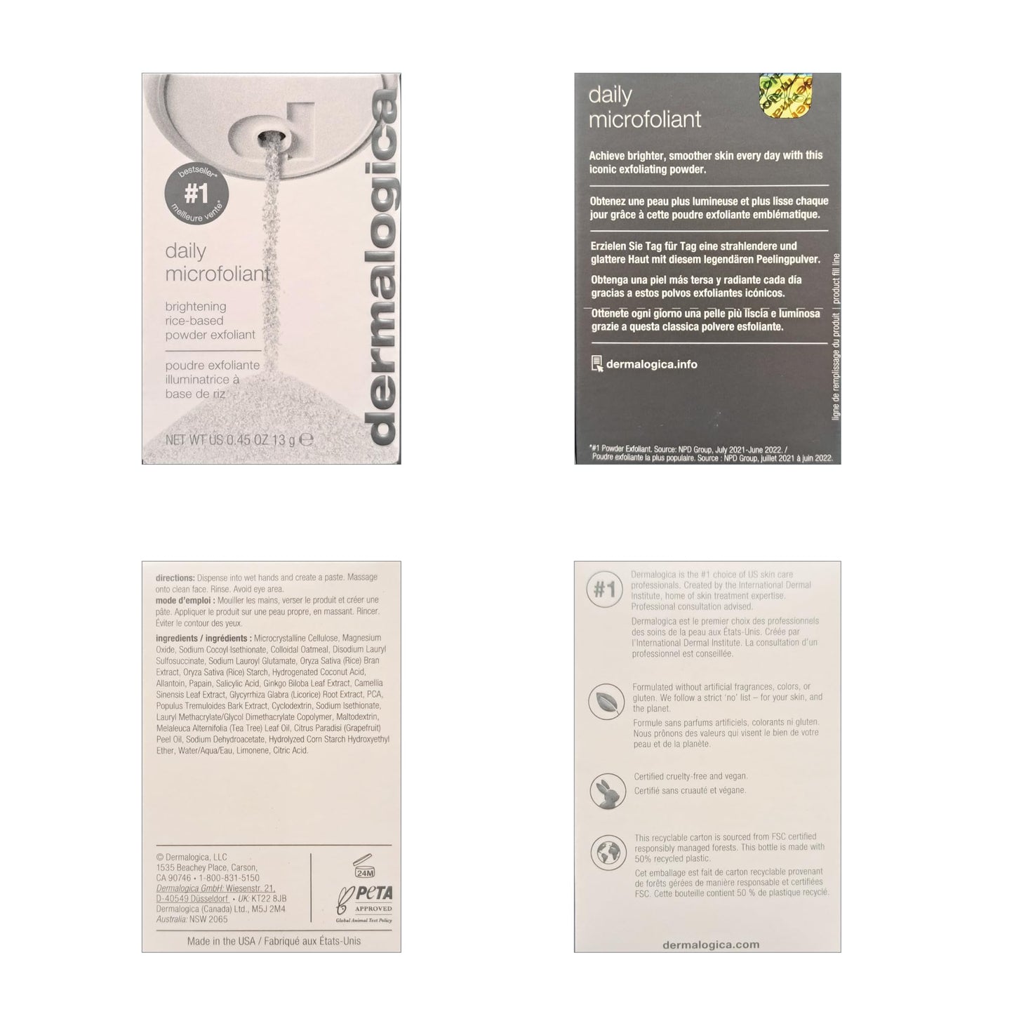 Dermalogica Daily Microfoliant, Face Exfoliator Scrub Powder with Salicylic Acid and Papaya Dermalogica