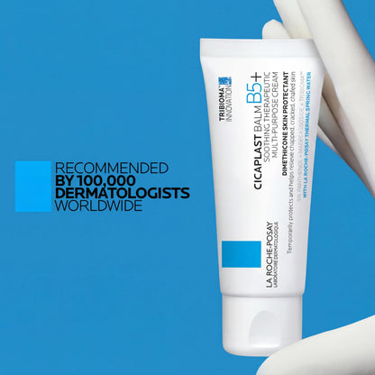 La Roche-Posay Cicaplast Balm B5, Healing Ointment and Soothing Therapeutic Multi Purpose Cream for Dry & Irritated Skin, Body and Hand Balm, Baby Safe, Fragrance Free La Roche-Posay