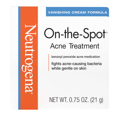 Neutrogena On-The-Spot Acne Spot Treatment Cream, 0.75 oz Neutrogena