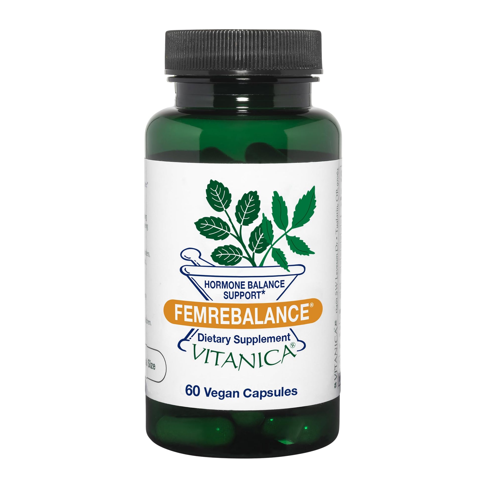 Vitanica FemRebalance, Hormone Balance Support for Women, Vegan, 60 Capsules Vitanica buy australia supplements