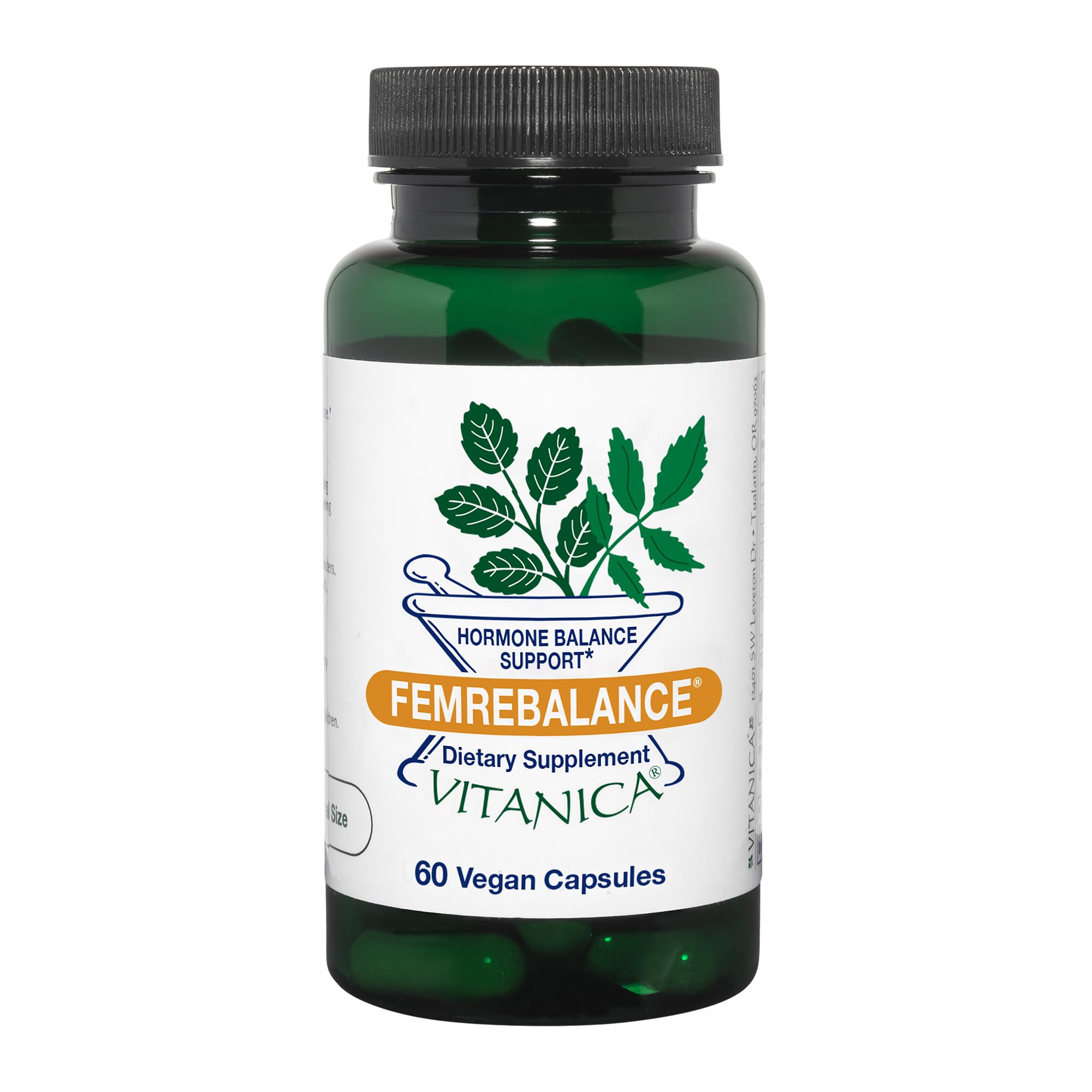 Vitanica FemRebalance, Hormone Balance Support for Women, Vegan, 60 Capsules Vitanica buy australia supplements
