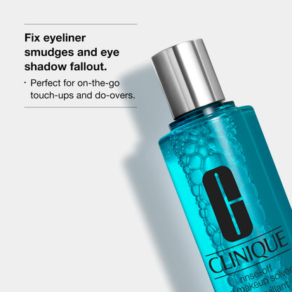 Clinique Rinse-Off Oil Free Eye Makeup Remover Solvent | Safe For Sensitive Skin, 4.2 Fl Oz Clinique