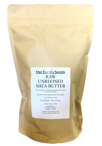 Our Earth's Secrets Ivory Raw Unrefined Shea Butter Top Grade, 1 Pound Our Earth's Secrets