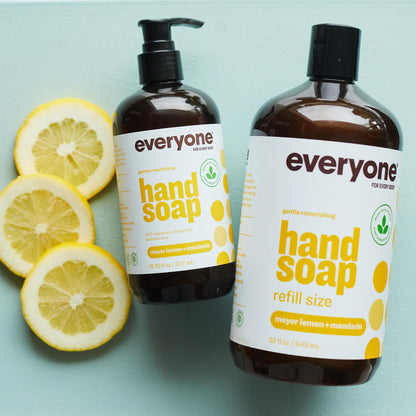 Everyone Liquid Hand Soap, Meyer Lemon & Mandarin, 12.75 oz 3-Pack everyone for every body