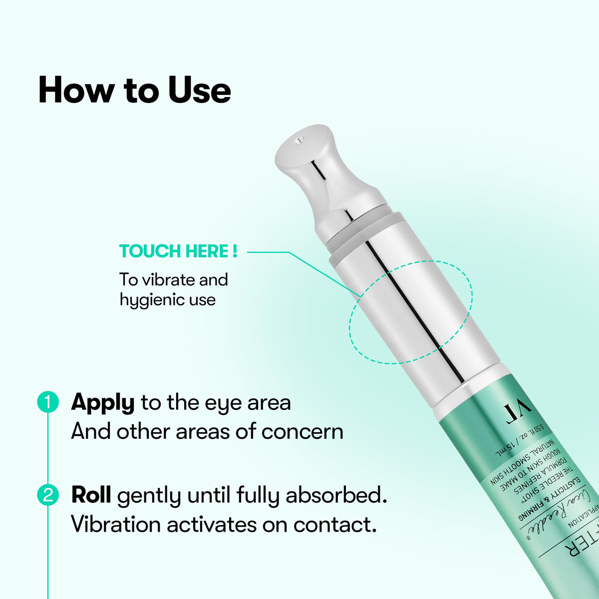 VT COSMETICS PDRN Reedle Shot Eye Cream, 0.51 fl oz VT COSMETICS