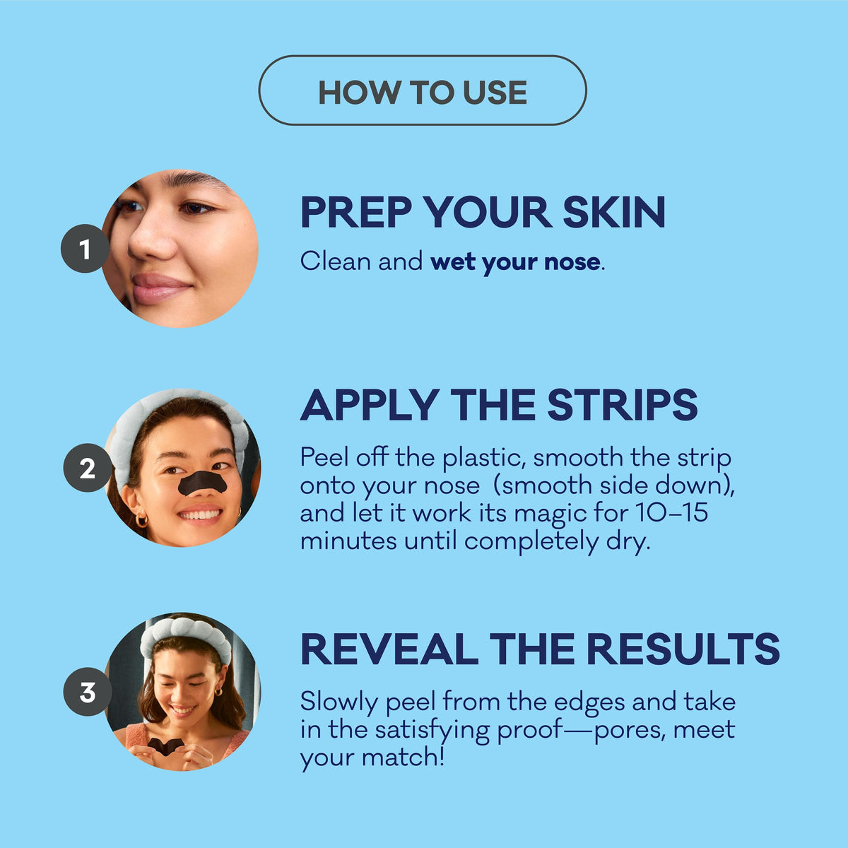 Biore Charcoal Deep Cleansing Nose Pore Strips, Blackhead Remover, 18 ct Bioré