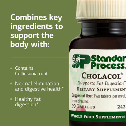 Standard Process Inc. Cholacol - Gallbladder Support Supplement - Fat Digestion Supplement for Digestive Health & Bile Support Standard Process Inc.