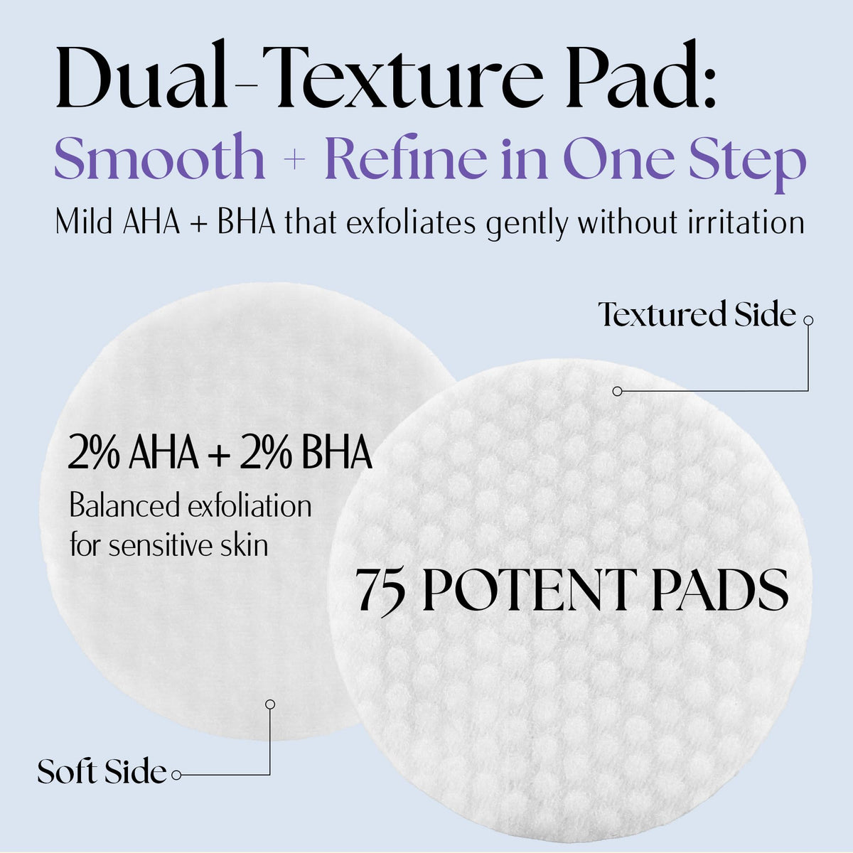 Clinical Resolution Exfoliating Pore Refining Toner Pads for Face, 75 Count Clinical Resolution