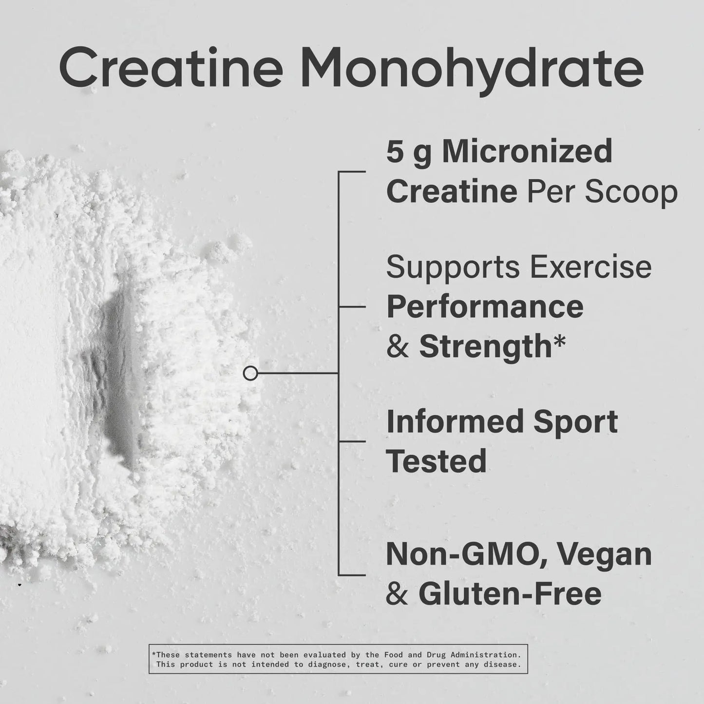 Sports Research Creatine Monohydrate - Gain Lean Muscle, Improve Performance and Strength and Support Workout Recovery - 5 g Micronized Creatine - 10.58 oz Sports Research