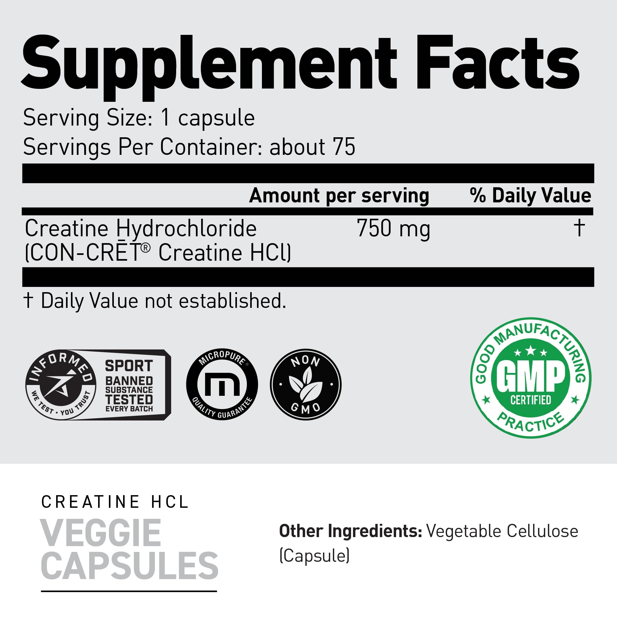 Kaged Creatine HCl Capsules | 7X Concentrated vs Mono | Muscle Building & Recovery | High Absorption | No Bloating | Creatine for Men & Women Kaged buy australia supplements