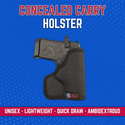 DeSantis Nemesis - Gun Pocket Holsters for Concealed Carry, Concealed Pocket Holster for Pistols, Revolvers, Soft, Designed for Comfort & Discreet Carry, Ambidextrous Gsupps Australia