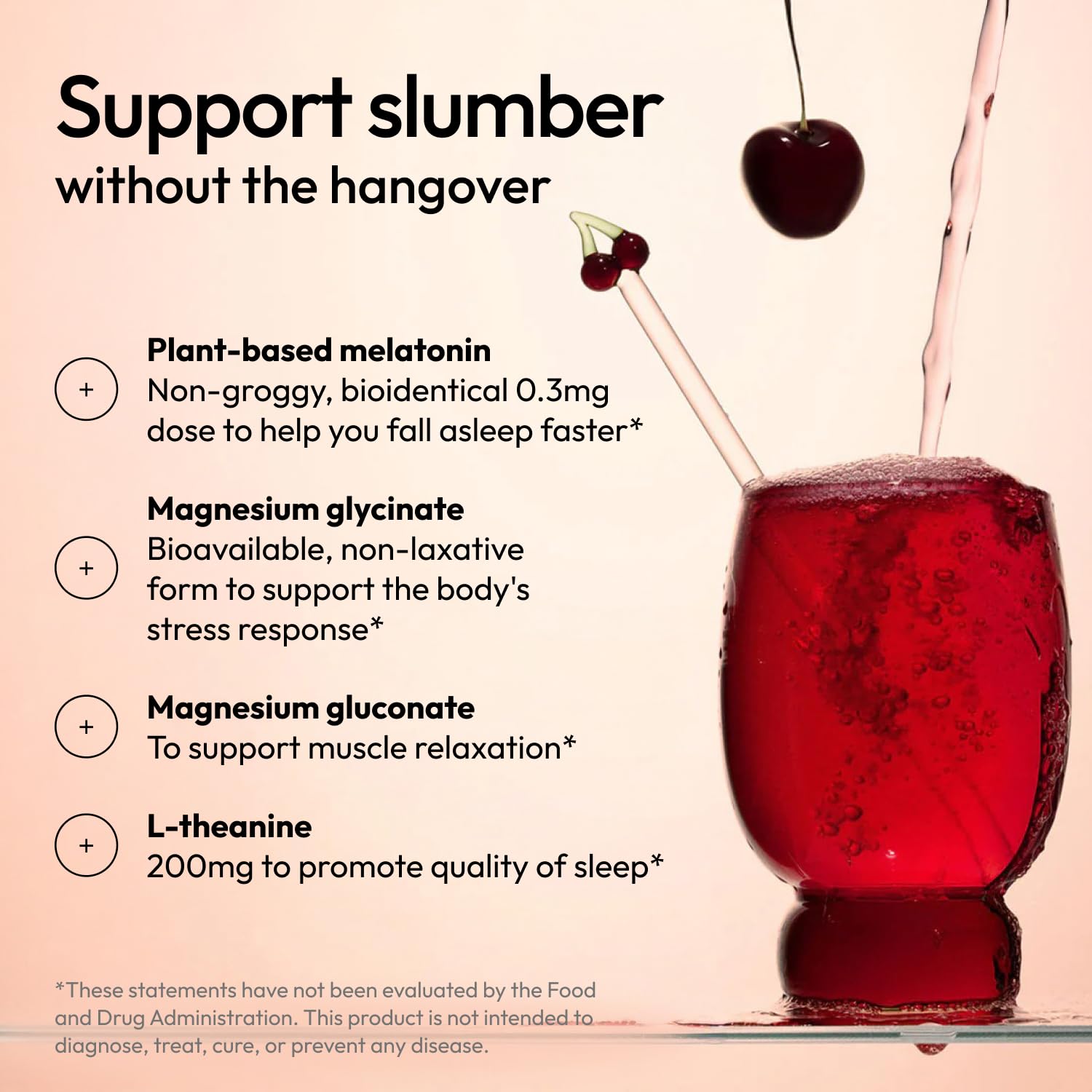 Moon Juice Sleepy Magnesi-Om - Sleep Supplement Powder with Magnesium Glycinate, L-Theanine & Plant-Based Melatonin, Sugar-Free Bedtime Drink Mix for Deep Sleep w/o Grogginess, Cherry, 35 Servings Moon Juice buy australia supplements