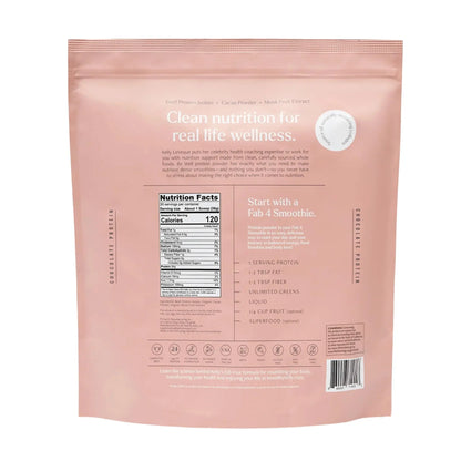 Be Well by Kelly Chocolate Grass-Fed Beef Protein Powder, 24G of Protein & 1G Net Carbs (3 Ingredients, 30 Servings) 9 Amino Acids + 3 BCAAs No Soy, No Dairy, Stevia-Free, No Sugar Added 1.87lb 849g Be Well by Kelly LeVeque
