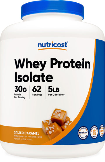 Nutricost Whey Protein Isolate (Salted Caramel, 5LBS) Nutricost buy australia supplements